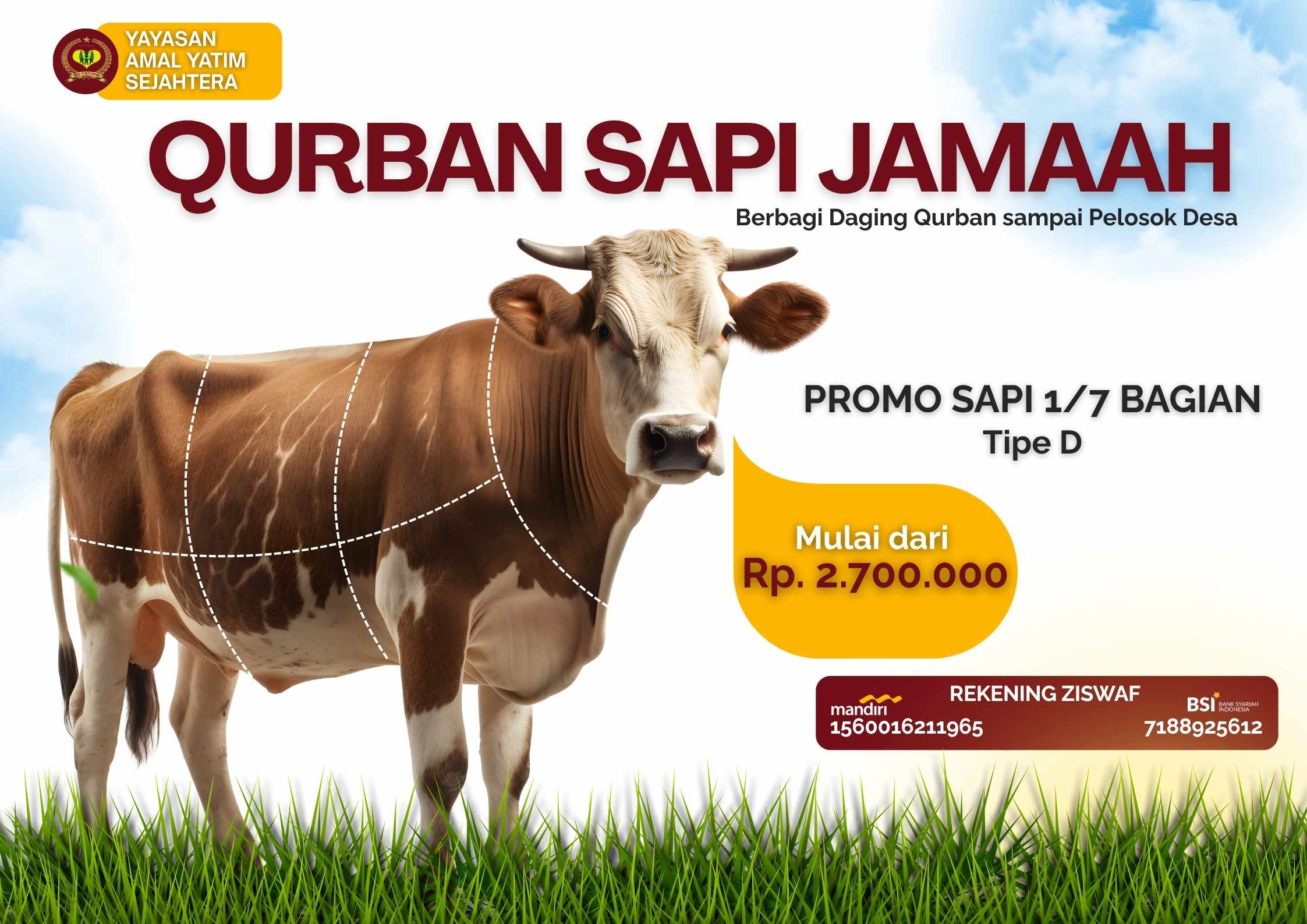 QURBAN SAPI 1/7 BAGIAN